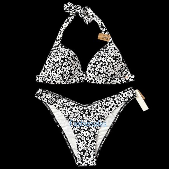 Victoria’s Secret Pink Swim Push Up Triangle Padded Bikini Top & Itsy Bottom Set - Picture 3 of 3